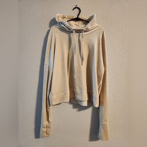 Offline by Aerie Women’s soft cropped fleece hoodie size small